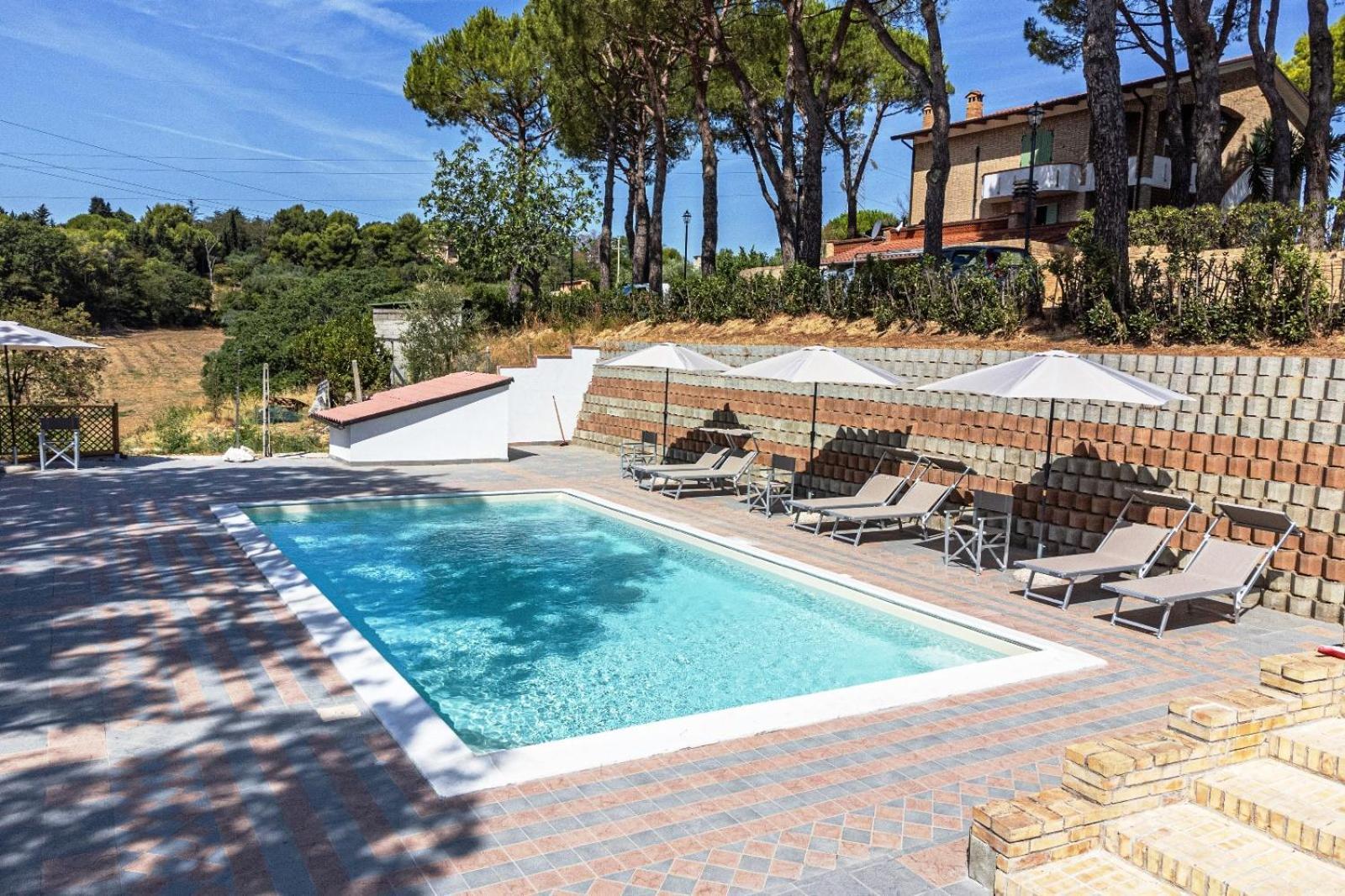 Villa Lucilla - B&B Rooms And Pool Potenza Picena Buitenkant foto